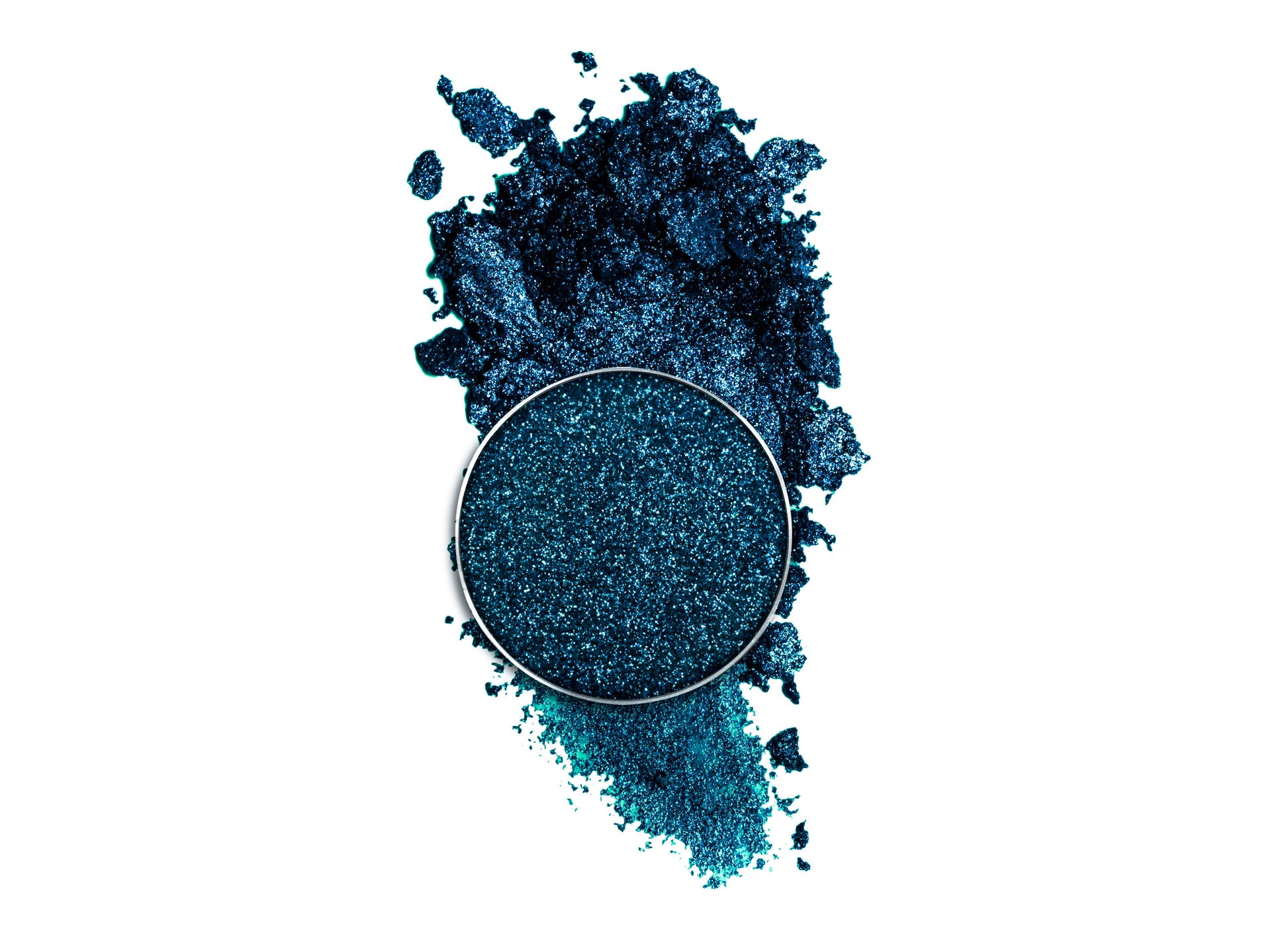 EXTRAVERT deep blue duo chrome purple shimmer eyeshadow