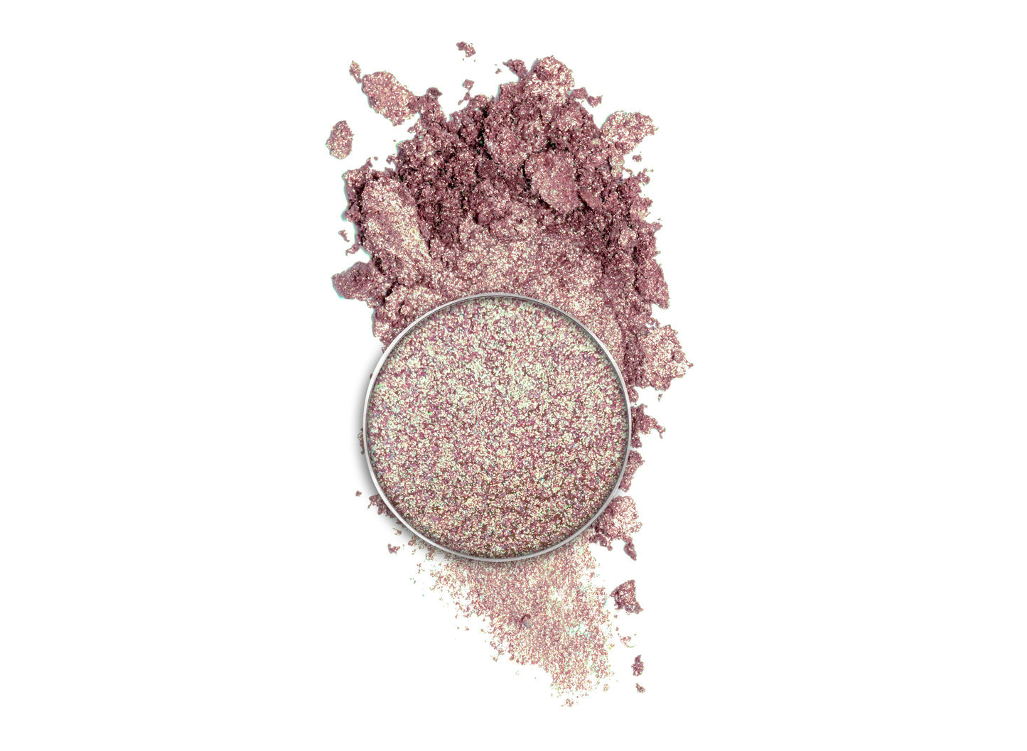 Bi mauve-shift pearlescent glow effect eyeshadow